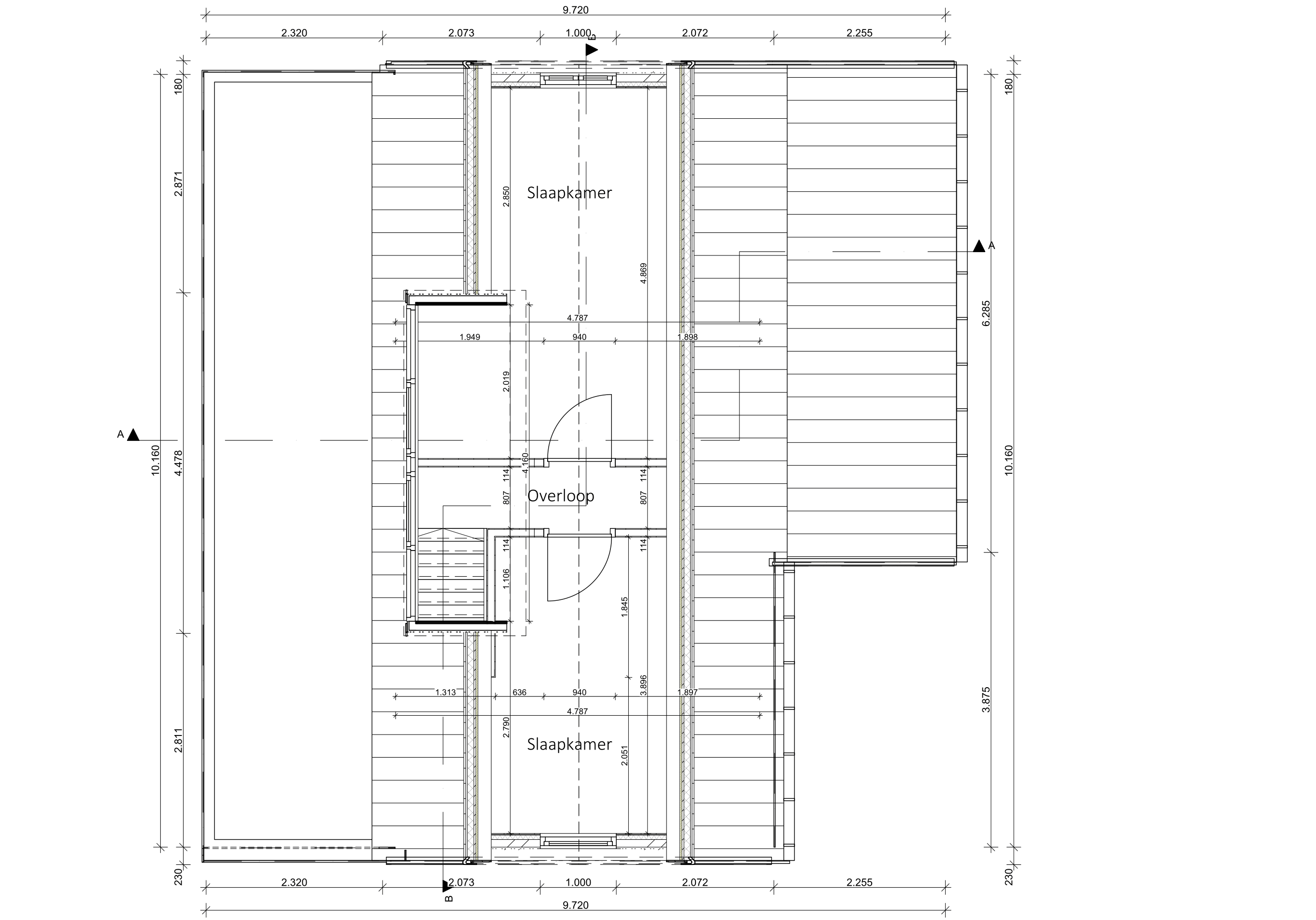 Nieuwe plattegrond boven