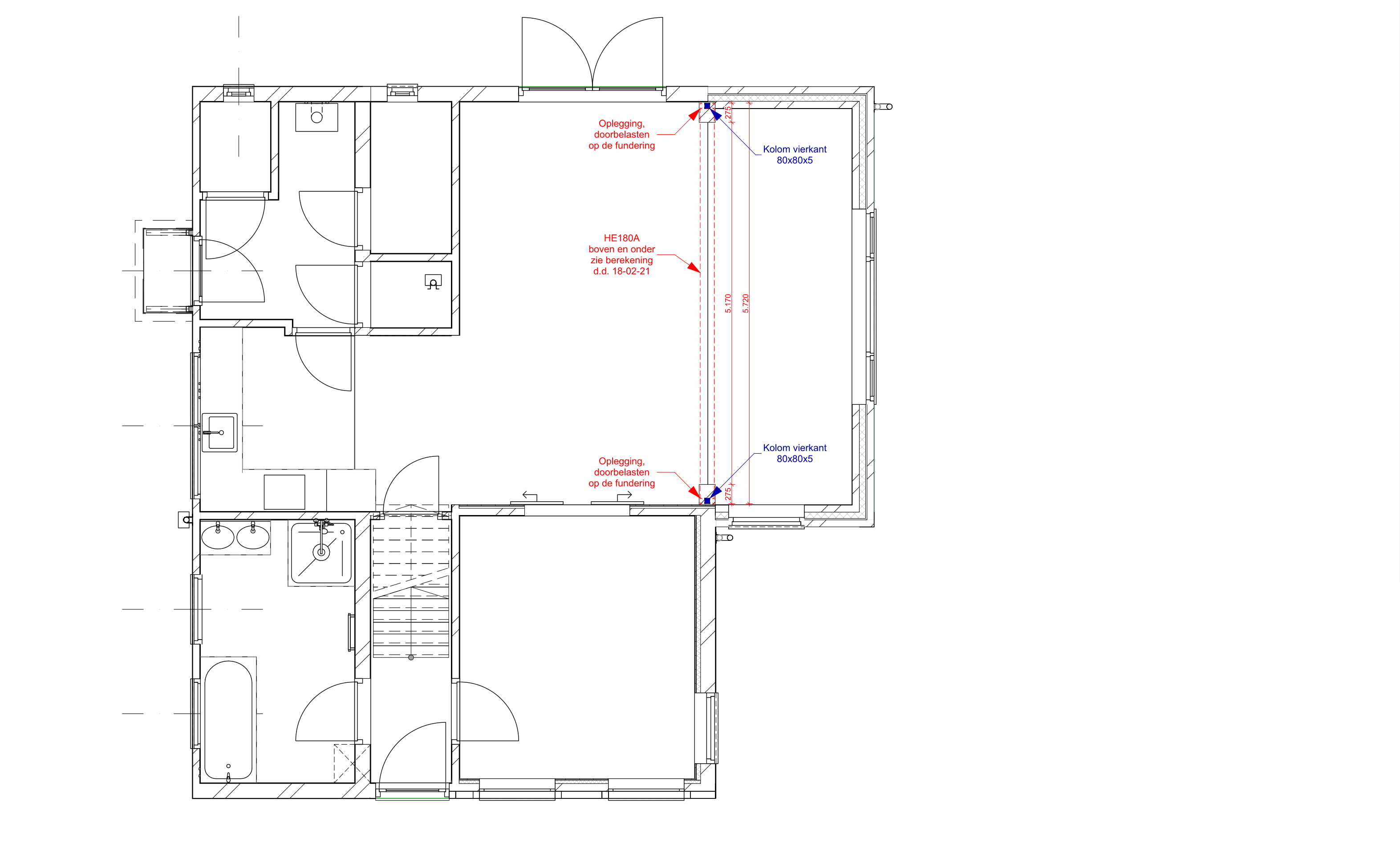 Principe constructietekening