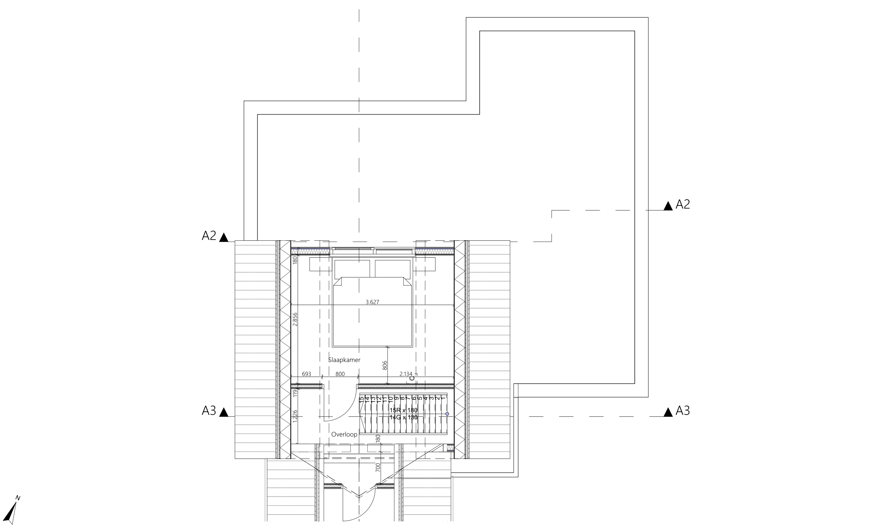 Plattegrond verdieping